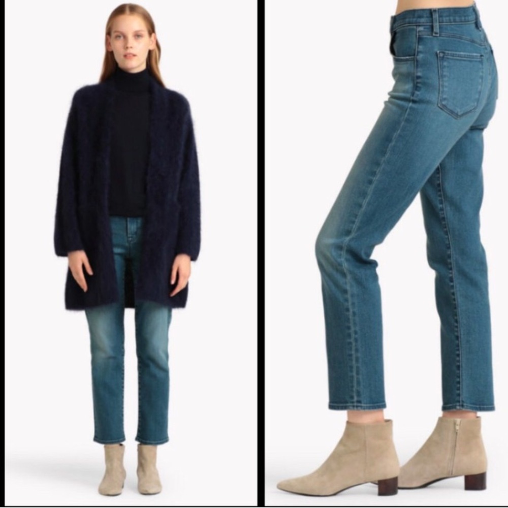 J Brand x Theory Highrise Straight Adeza Jeans size 28.
